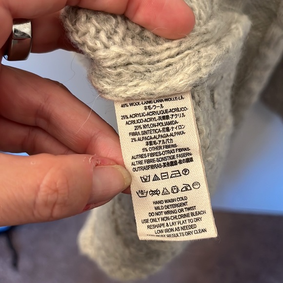 Free People sweater dress / gray / medium - Picture 10 of 12